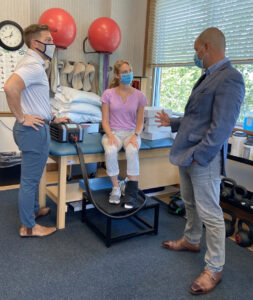 Equipment donation to WVU Cancer Institute provides non-opioid pain relief